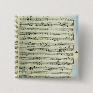 Een pagina van één van de enige twee exemplaren vierkante button 5,1 cm