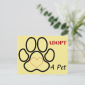 Een pakket aannemen briefkaart (Staand voorkant)