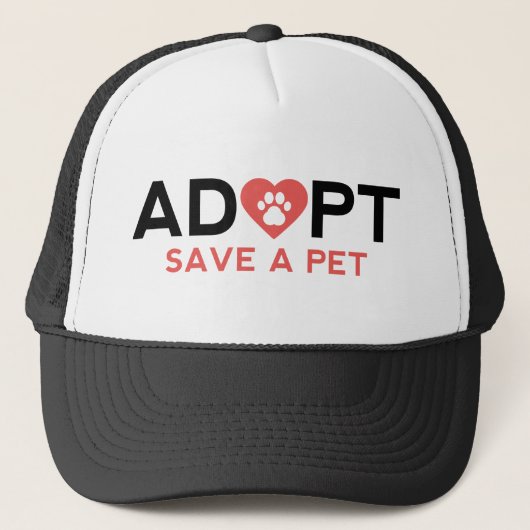 Een pakket opslaan trucker pet (Voorkant)