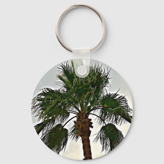 Een palmboom-Sleutelhanger Sleutelhanger (Voorkant)
