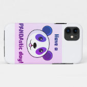 Een Pandastische Dag | Schattigee panda telefoonho Case-Mate iPhone Case (Achterkant (horizontaal))