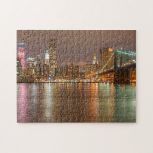 Een panorama van de skyline van New York City Legpuzzel