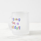 Een pap-primaire kleuren worden matglas koffiemok (Voorkant links)