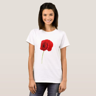 Eén papaver t-shirt