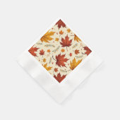 Een papieren servet dat je de herfst laat voelen. (Hoek)