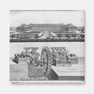 Een papierfabriek magneet