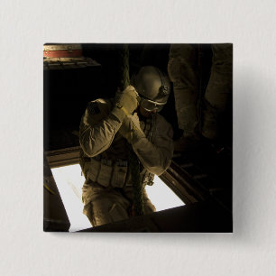 Een pararescueman van de Amerikaanse luchtmacht be Vierkante Button 5,1 Cm