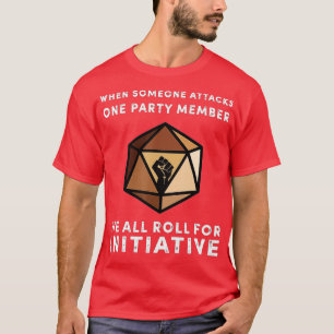 Een partijlid dat we allemaal voor Initiatief Zwar T-shirt