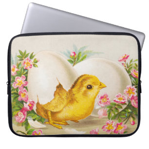 "Een Pasen Aanbod" Vintage Victoriaanse Kaart, 188 Laptop Sleeve