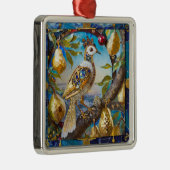 Een patroon in een perenboom metalen ornament (Rechts)