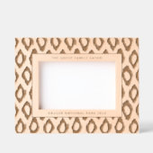 Een patroon met aangepaste tekst gegraveerde lijstjes (Voorkant)