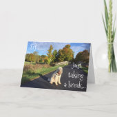 *** EEN PAUZE NEMEN OM "GELUKKIGE VERJAARDAG" TE Z KAART (Voorkant)