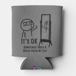 Een pauze nodig blikjeskoeler