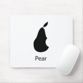 Een peer met een beet! muismat (Met muis)