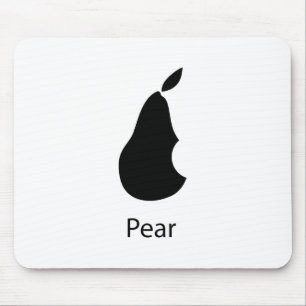 Een peer met een beet! muismat