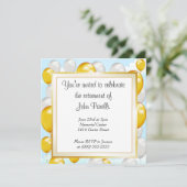 Een pensioen vieren kaart (Staand voorkant)