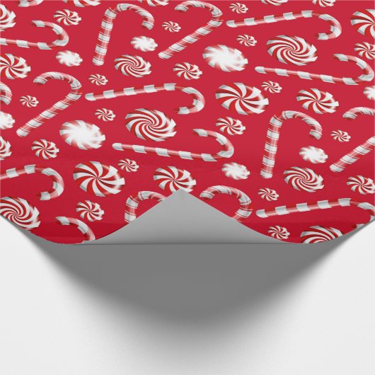 Een Peppermint Spice Series Design 1-weefselpapier Cadeaupapier (Hoek)