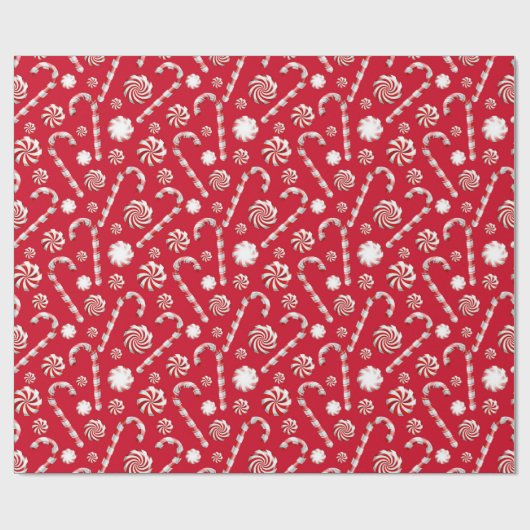 Een Peppermint Spice Series Design 1-weefselpapier Cadeaupapier (Vlak)