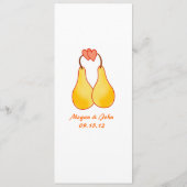 Een perfect Pair Wedding Menu (Achterkant)