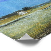 Een perfect Storm Abstract kunstlandschapsschilder Poster (Hoek)