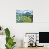 Een perfect Uitzicht Poster (Thuiskantoor)