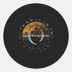 Een perfecte cirkel â€"Woodland Ronde Sticker