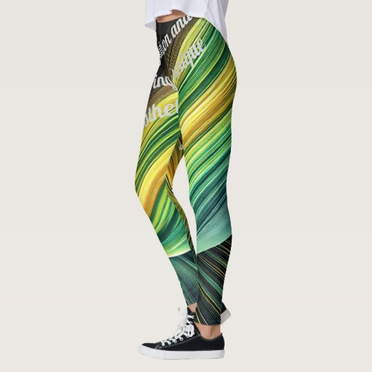 Een perfecte combinatie van mode en functie, leggings (Links)
