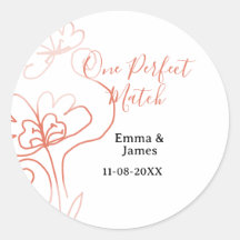 Eén perfecte match terracotta huwelijks koppel naa