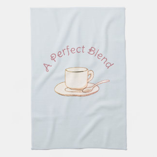 Een Perfecte Mix Elegante Crème Koffiekop Theedoek