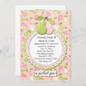 Een perfecte paar post bruiloft uitnodiging (Voorkant / Achterkant)