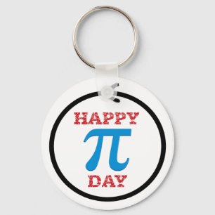 Een perfecte Pi-dag cirkel Sleutelhanger
