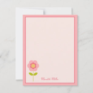 Een perfecte Vlakte van de Stam dankt u kaardt Bedankkaart