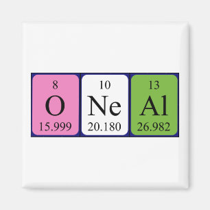 Eén periodieke lijstnaam magneet