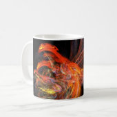 Een Phoenix Fractal Koffiemok (Voorkant links)