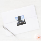 Een Phoenix Tactitical Satellite Terminal Vierkante Sticker (Envelop)