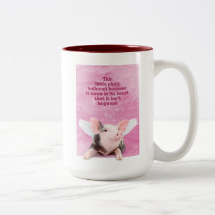 Een pienter veronderstelde tweetonnenkoffie-Mok Tweekleurige Koffiemok