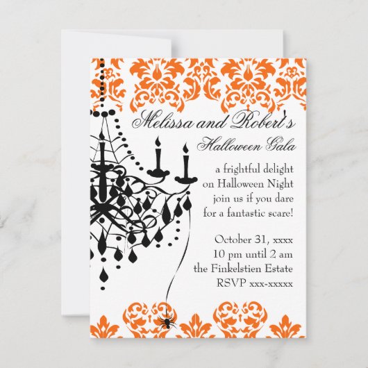 Een piepende en stijlvolle luchters kaart (Voorkant)