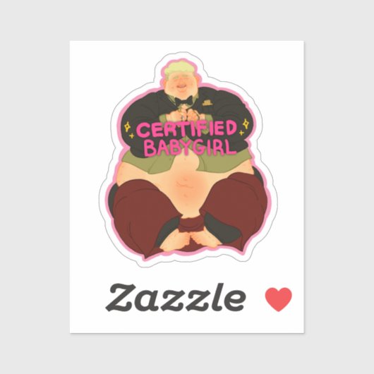 Een piepklein mannetje! sticker (Vel)