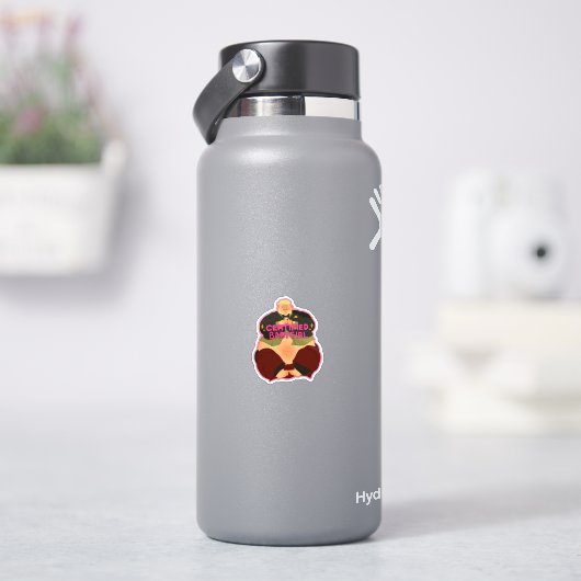 Een piepklein mannetje! sticker (HydroFlask)