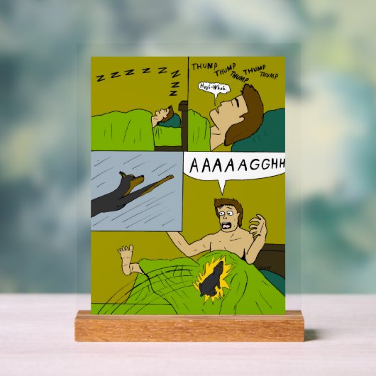 Een pijnlijke wakker acryl bord (Neutraal)