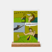 Een pijnlijke wakker acryl bord (Voorkant)