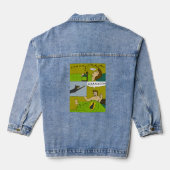 Een pijnlijke wakker denim jacket (Achterkant)
