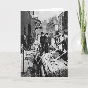 Een pijp bevestigen kaart