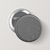 Een pijp omlaag ronde button 5,7 cm (Voorkant /achterkant)