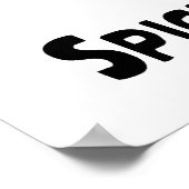 Een pikante Meatball Poster (Hoek)