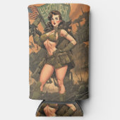 Een pin-up heldin in een post-apocalyptische werel (Voorkant)