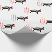 Een pinguïn is niet alleen voor kerstpapier cadeaupapier (Hoek)