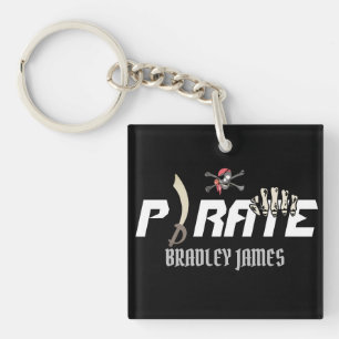 Een piraat International Talk Like a Pirate Day Sleutelhanger