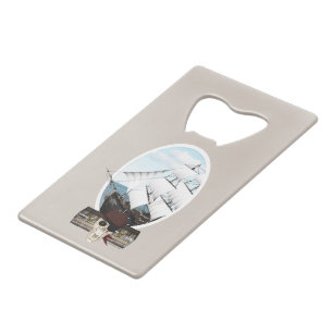 Een piraatschip kredietkaart flessenopener