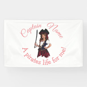 Een piratenleven voor mij, Girl Pirate Spandoek